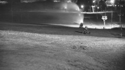 Horní část sjezdovky skiareálu Hlubočky