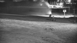 Horní část sjezdovky skiareálu Hlubočky