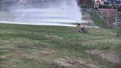 Horní část sjezdovky skiareálu Hlubočky