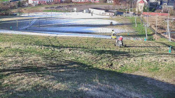 Horní část sjezdovky skiareálu Hlubočky