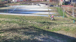 Horní část sjezdovky skiareálu Hlubočky