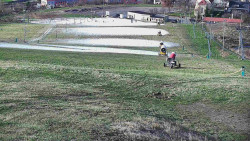 Horní část sjezdovky skiareálu Hlubočky