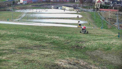 Horní část sjezdovky skiareálu Hlubočky