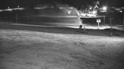 Horní část sjezdovky skiareálu Hlubočky