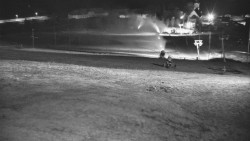 Horní část sjezdovky skiareálu Hlubočky