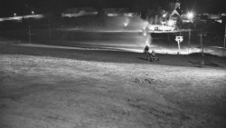 Horní část sjezdovky skiareálu Hlubočky