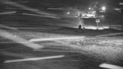 Horní část sjezdovky skiareálu Hlubočky