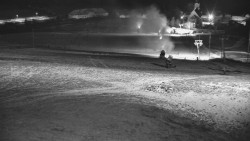 Horní část sjezdovky skiareálu Hlubočky