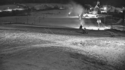 Horní část sjezdovky skiareálu Hlubočky