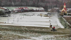 Horní část sjezdovky skiareálu Hlubočky