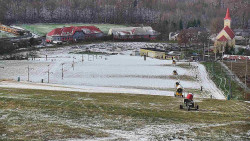 Horní část sjezdovky skiareálu Hlubočky