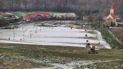 Horní část sjezdovky skiareálu Hlubočky