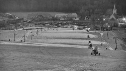 Horní část sjezdovky skiareálu Hlubočky