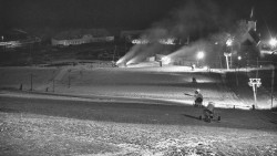 Horní část sjezdovky skiareálu Hlubočky