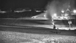 Horní část sjezdovky skiareálu Hlubočky