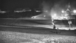 Horní část sjezdovky skiareálu Hlubočky