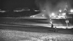 Horní část sjezdovky skiareálu Hlubočky