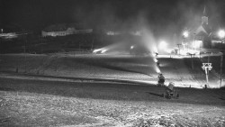 Horní část sjezdovky skiareálu Hlubočky