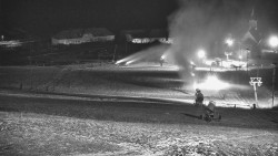 Horní část sjezdovky skiareálu Hlubočky