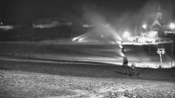 Horní část sjezdovky skiareálu Hlubočky