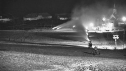 Horní část sjezdovky skiareálu Hlubočky