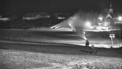 Horní část sjezdovky skiareálu Hlubočky