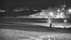 Horní část sjezdovky skiareálu Hlubočky