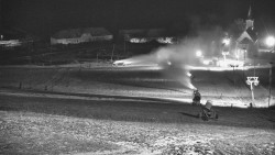 Horní část sjezdovky skiareálu Hlubočky