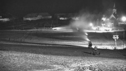 Horní část sjezdovky skiareálu Hlubočky