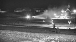 Horní část sjezdovky skiareálu Hlubočky