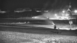 Horní část sjezdovky skiareálu Hlubočky