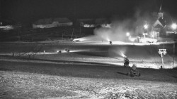 Horní část sjezdovky skiareálu Hlubočky