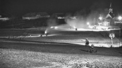 Horní část sjezdovky skiareálu Hlubočky