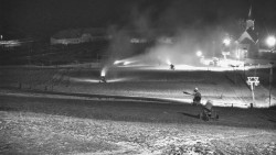 Horní část sjezdovky skiareálu Hlubočky