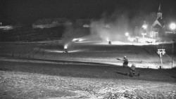 Horní část sjezdovky skiareálu Hlubočky