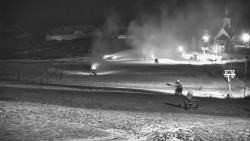 Horní část sjezdovky skiareálu Hlubočky