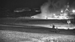 Horní část sjezdovky skiareálu Hlubočky