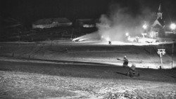 Horní část sjezdovky skiareálu Hlubočky