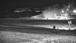 Horní část sjezdovky skiareálu Hlubočky