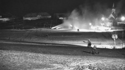 Horní část sjezdovky skiareálu Hlubočky