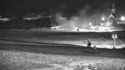 Horní část sjezdovky skiareálu Hlubočky