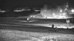 Horní část sjezdovky skiareálu Hlubočky