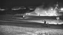 Horní část sjezdovky skiareálu Hlubočky