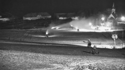 Horní část sjezdovky skiareálu Hlubočky