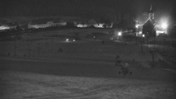 Horní část sjezdovky skiareálu Hlubočky