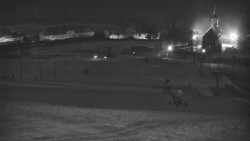 Horní část sjezdovky skiareálu Hlubočky