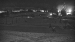 Horní část sjezdovky skiareálu Hlubočky