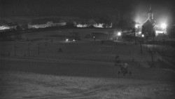 Horní část sjezdovky skiareálu Hlubočky