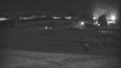 Horní část sjezdovky skiareálu Hlubočky