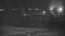 Horní část sjezdovky skiareálu Hlubočky